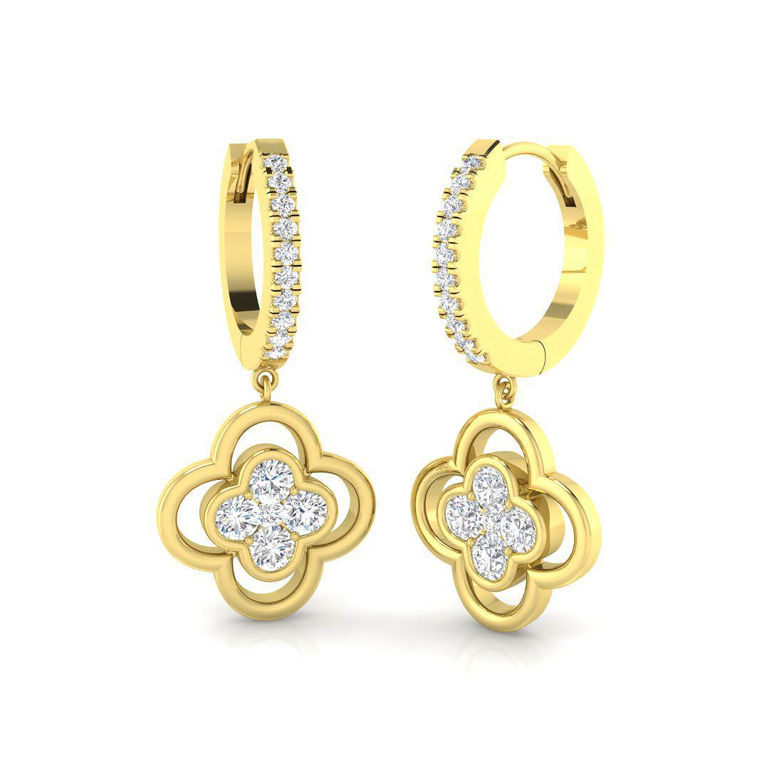 SE6870 — Earrings - 9k Yellow Gold