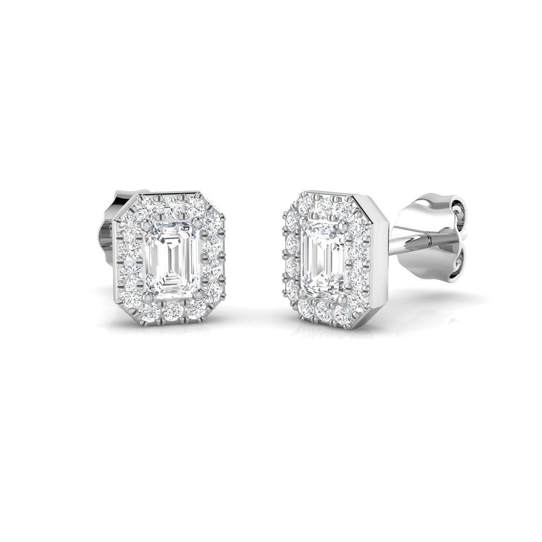 SE6878 — Earrings - 9k White Gold