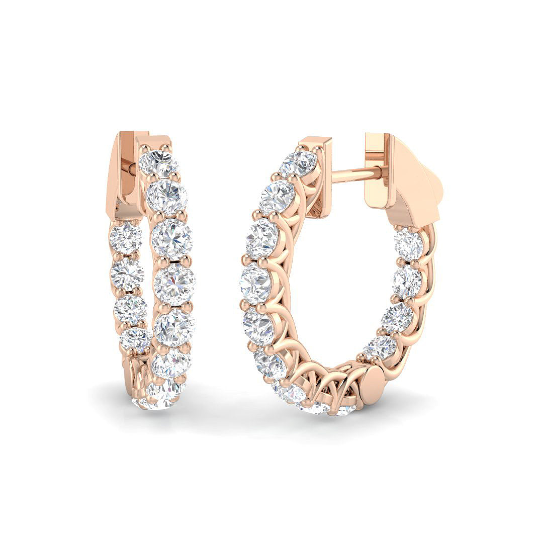 SE6906 — Earrings - 9k Rose Gold