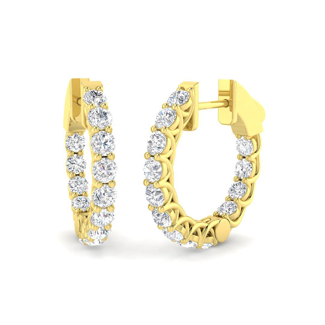 SE6906 — Earrings - 9k Yellow Gold