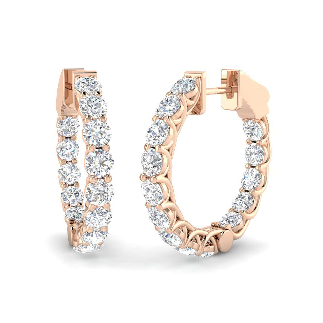 SE6907 — Earrings - 9k Rose Gold