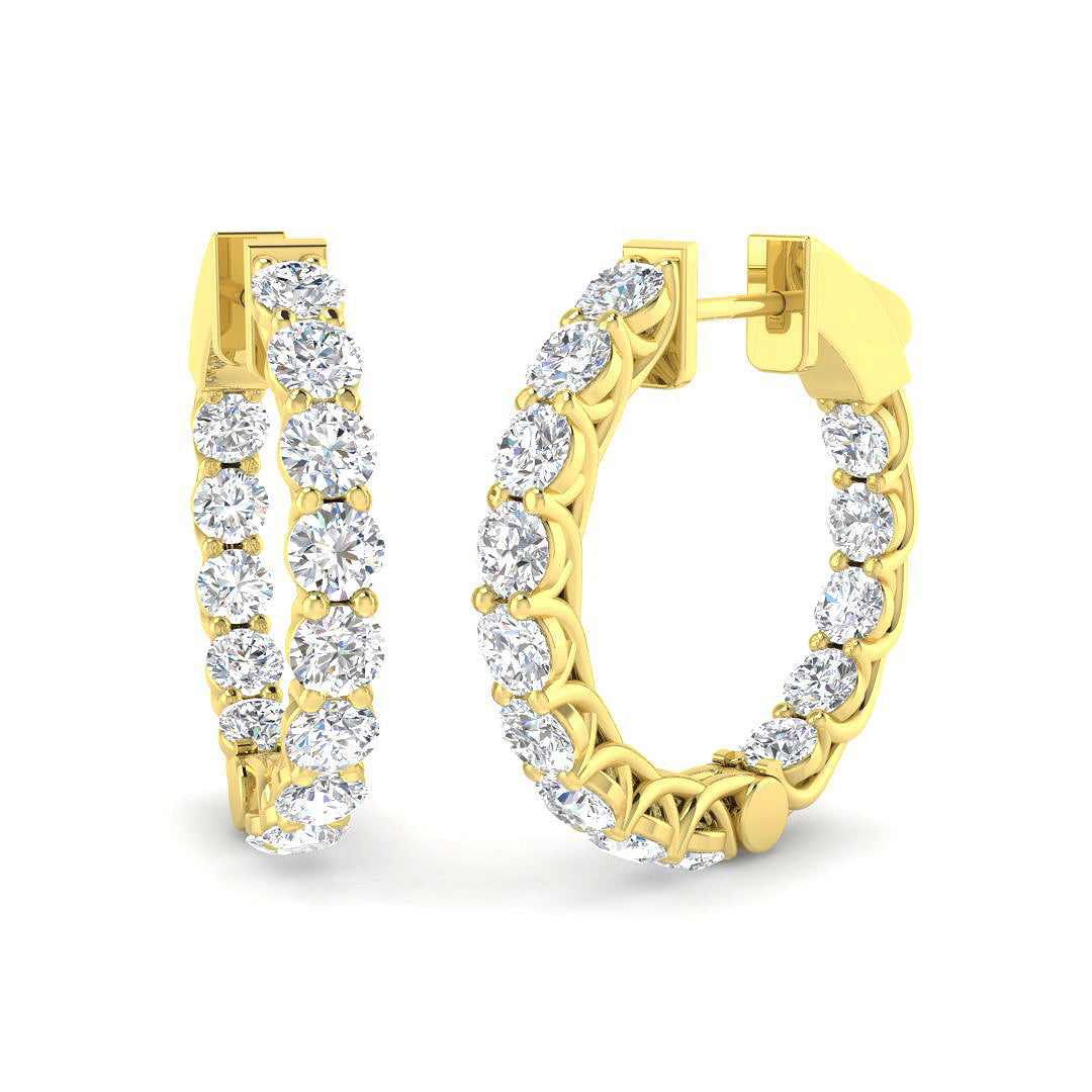 SE6907 — Earrings - 9k Yellow Gold
