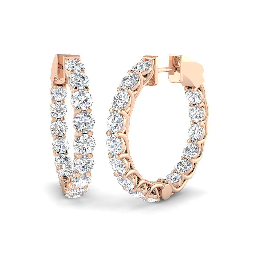 SE6908 — Earrings - 9k Rose Gold