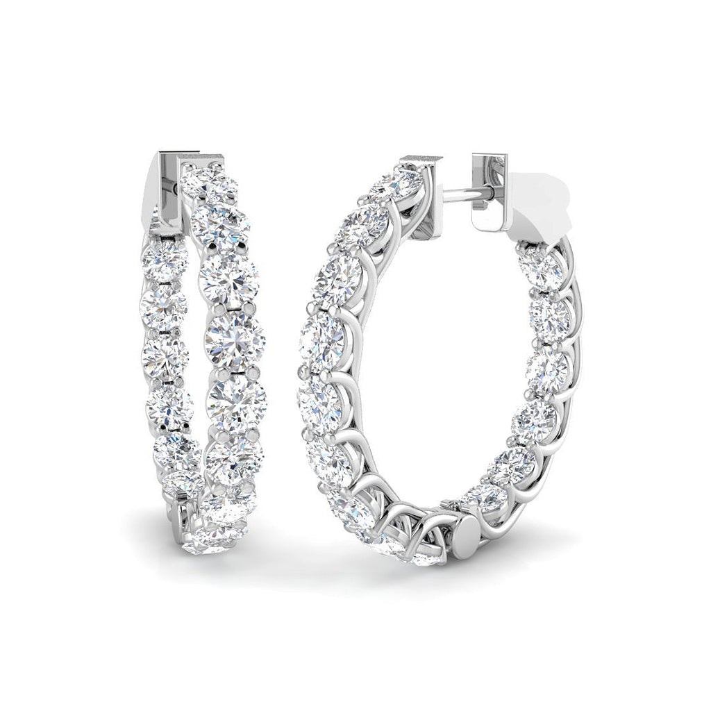 SE6908 — Earrings - 9k White Gold