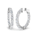 SE6908 — Earrings - 9k White Gold