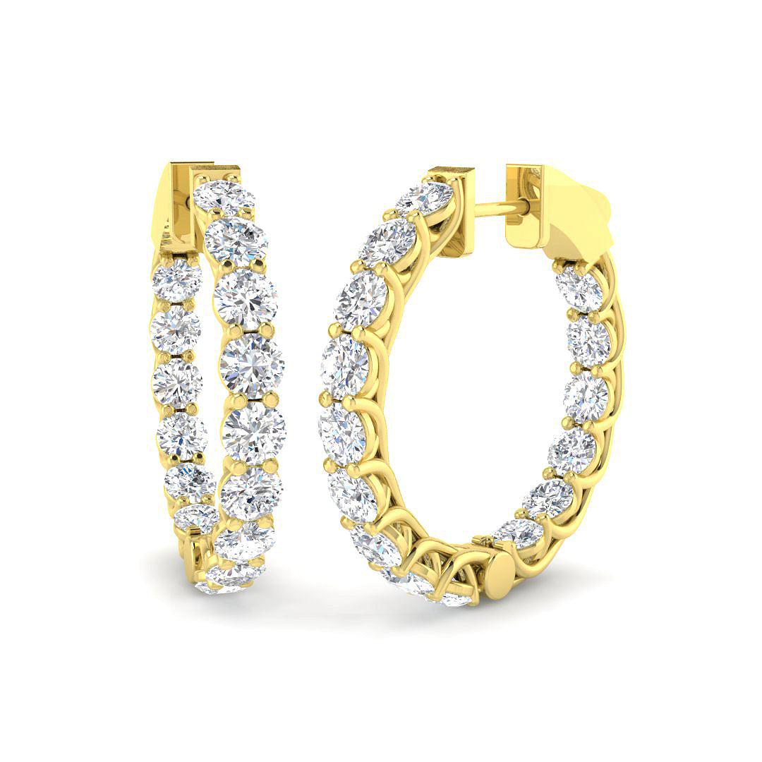 SE6908 — Earrings - 9k Yellow Gold
