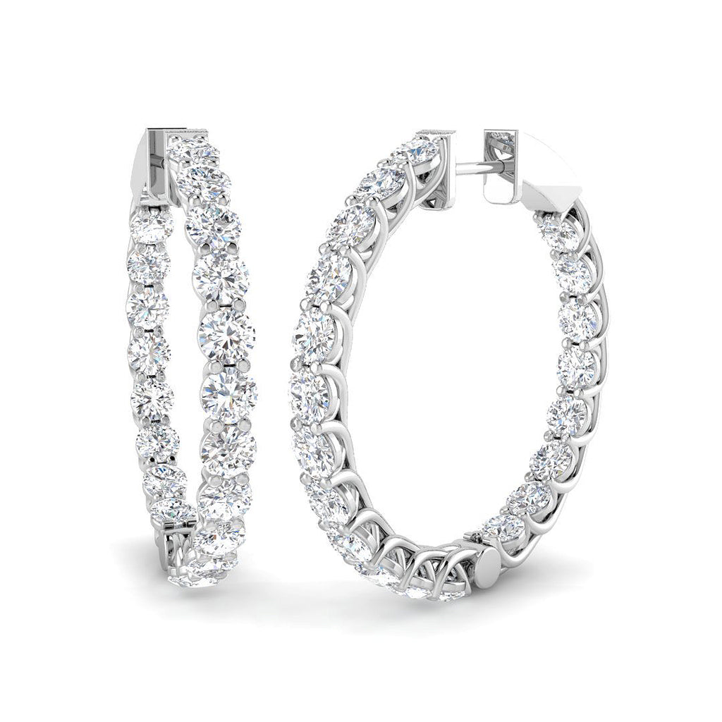 SE6909 — Earrings - 9k White Gold
