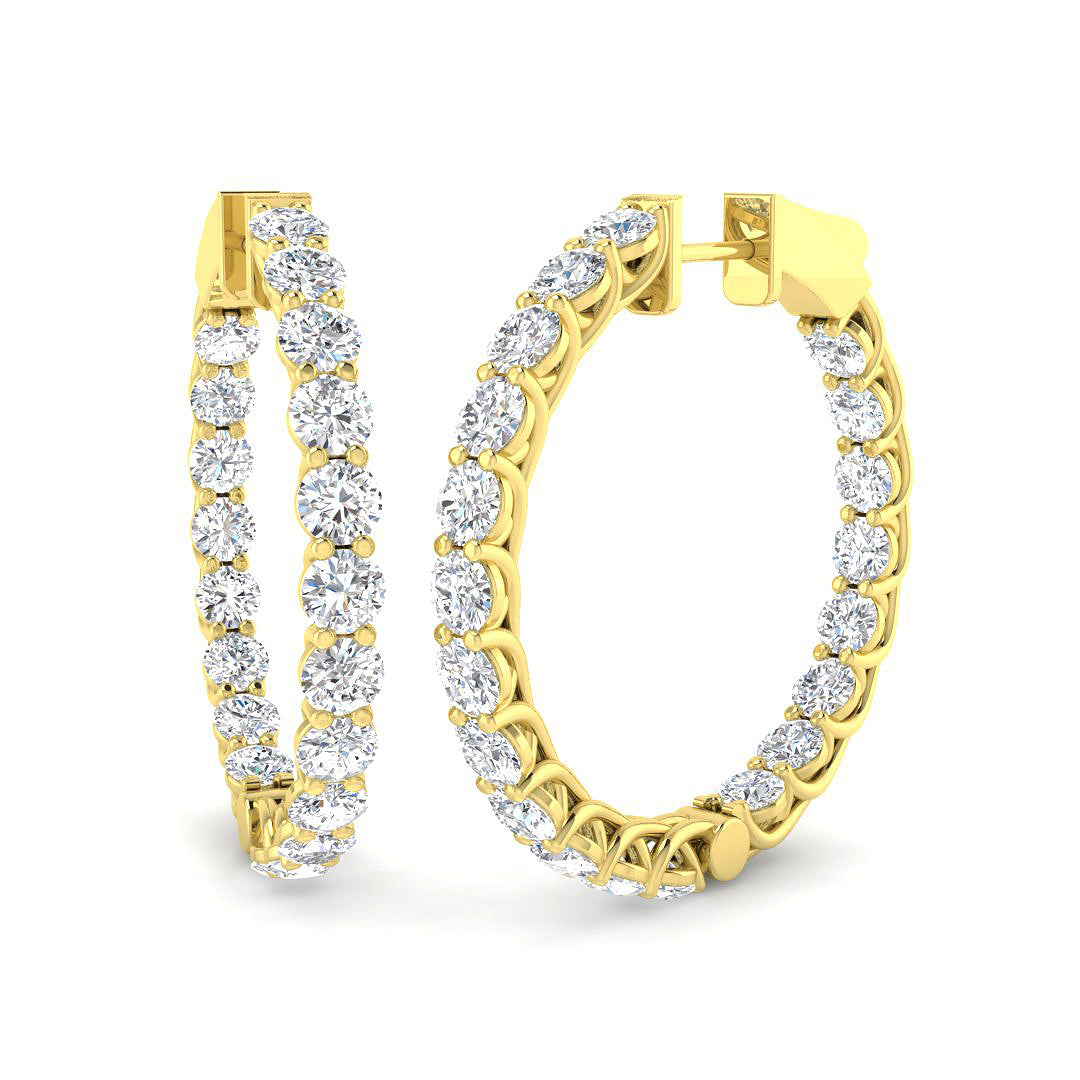 SE6909 — Earrings - 9k Yellow Gold