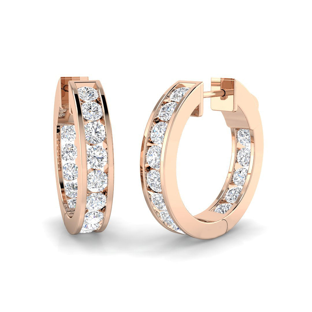 SE6910 — Earrings - 9k Rose Gold