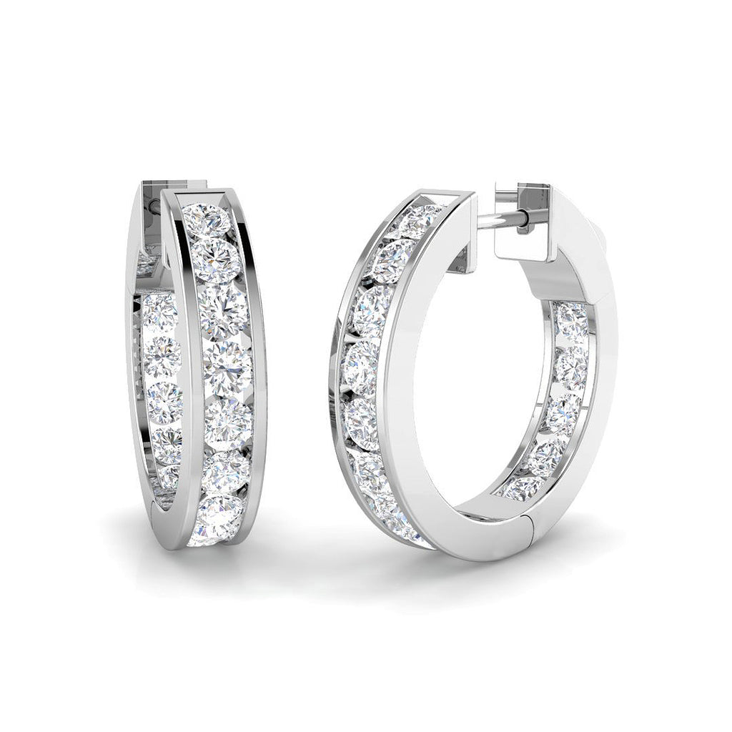 SE6910 — Earrings - 9k White Gold