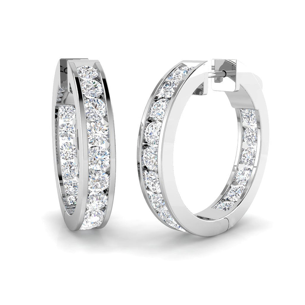 SE6911 — Earrings - 9k White Gold