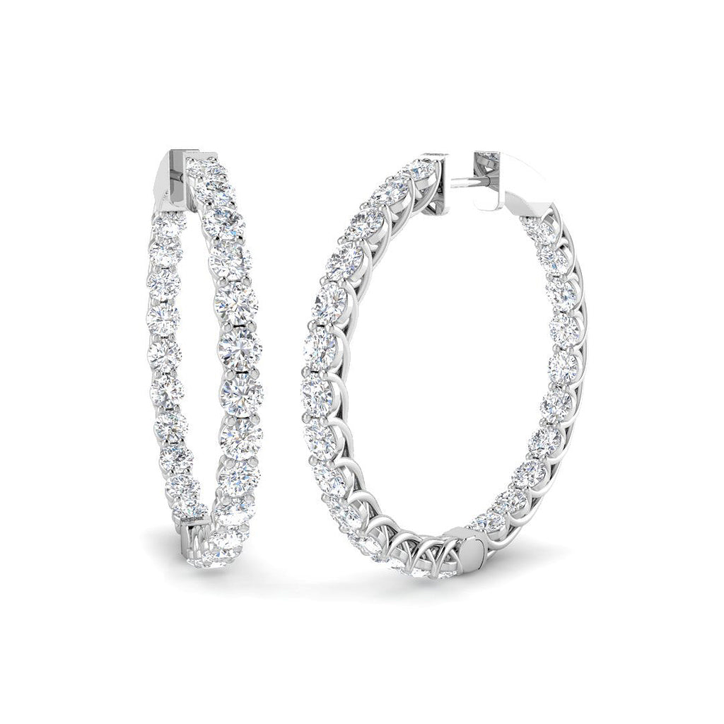 SE6915 — Earrings - 9k White Gold