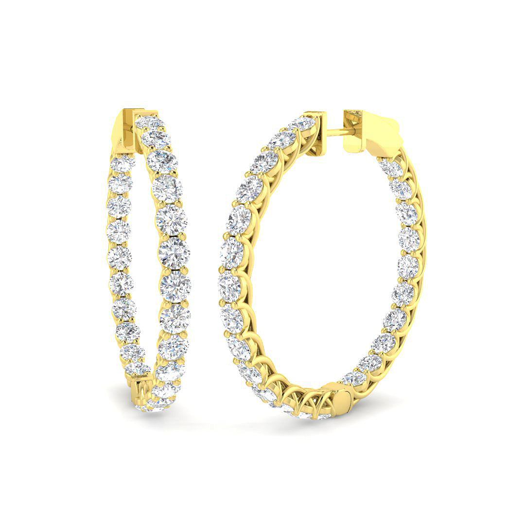 SE6915 — Earrings - 9k Yellow Gold