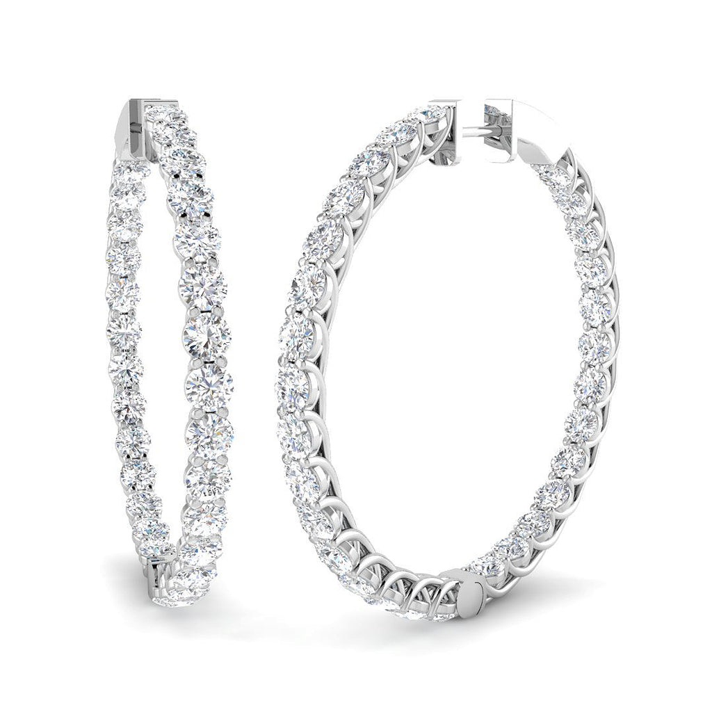 SE6916 — Earrings - 9k White Gold