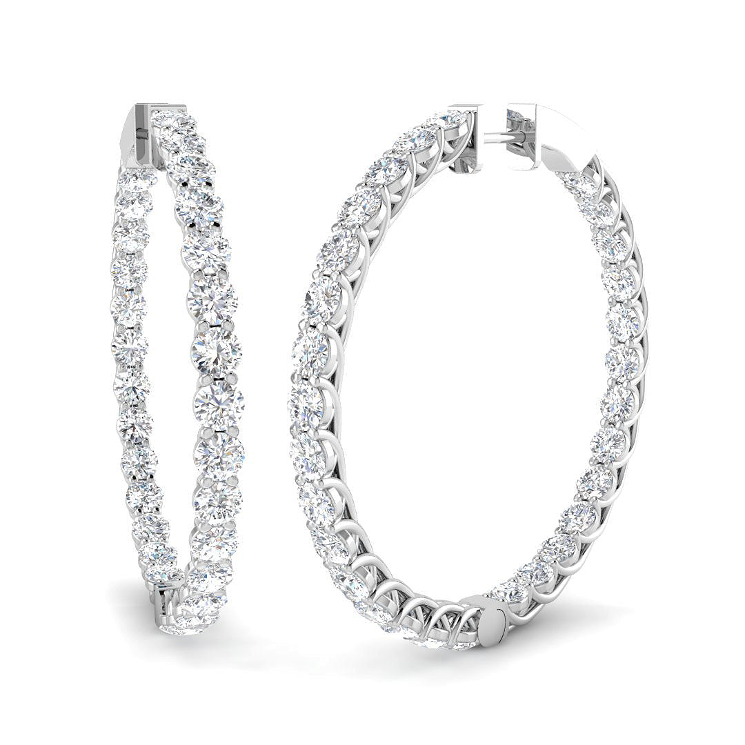 SE6916 — Earrings - 9k White Gold
