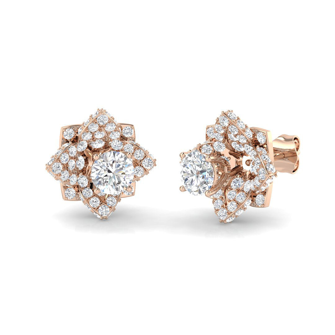 SE6918 — Earrings - 9k Rose Gold