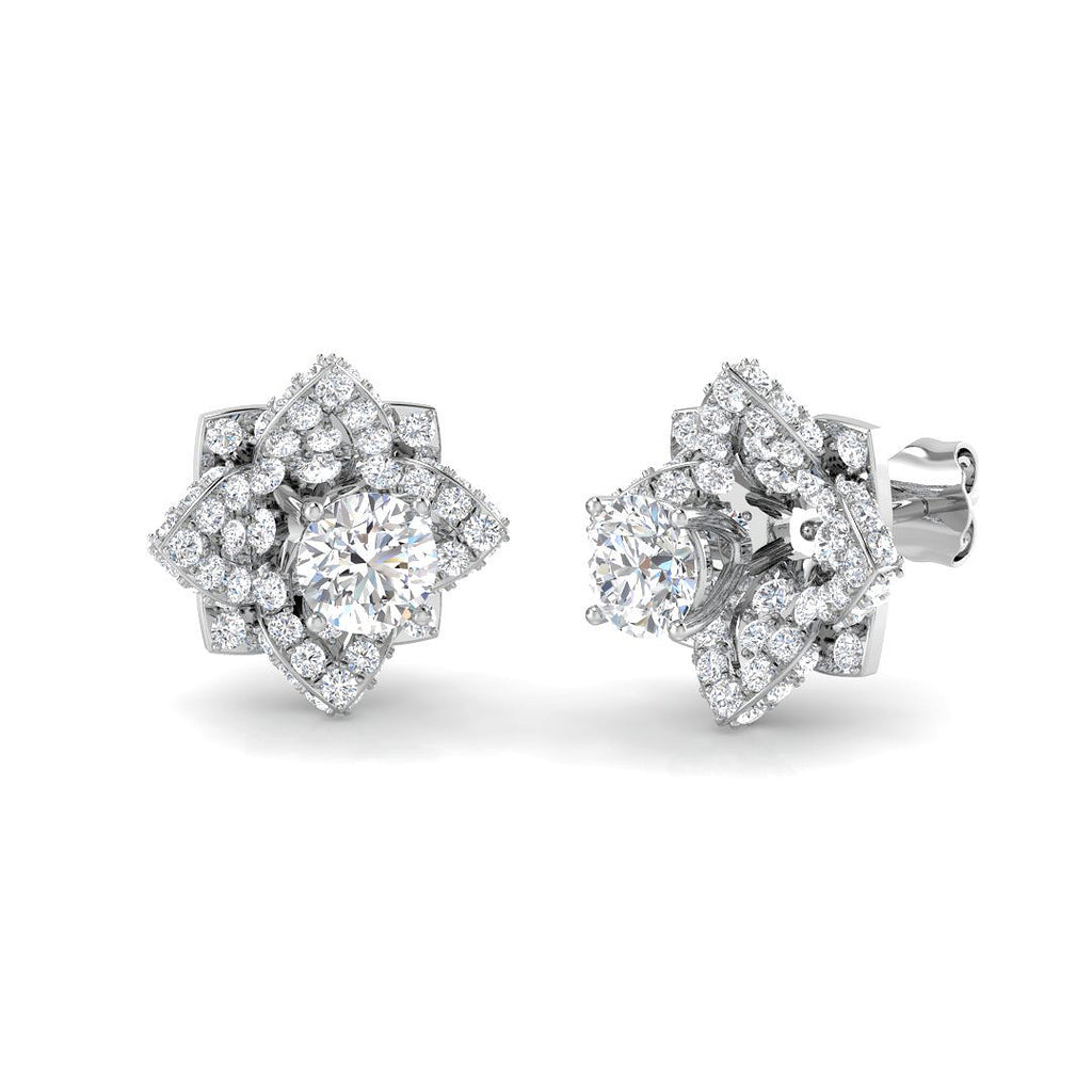 SE6918 — Earrings - 9k White Gold