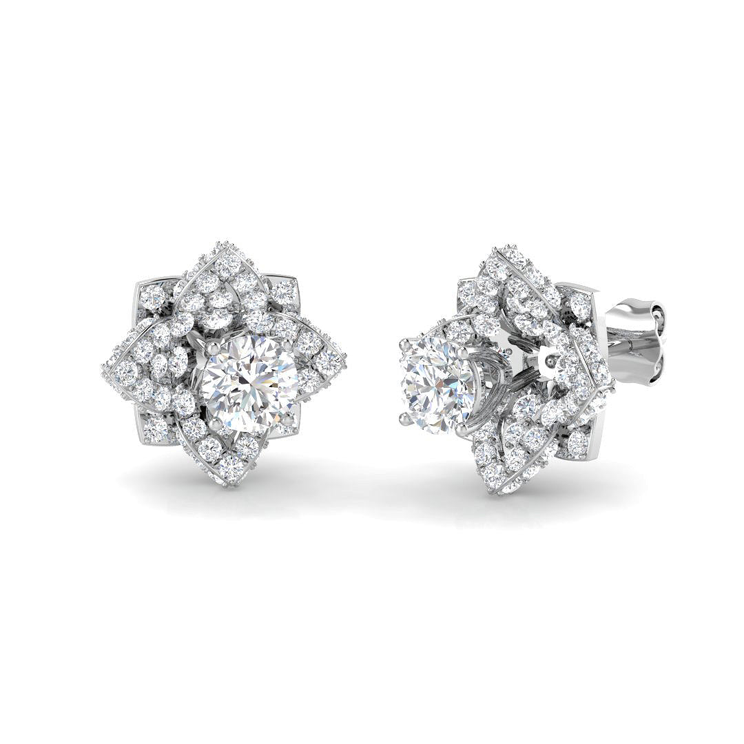 SE6918 — Earrings - 9k White Gold