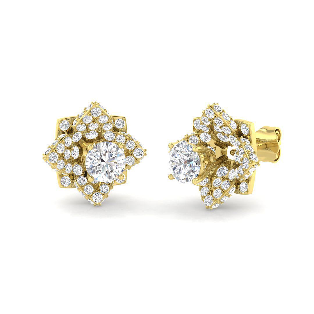 SE6918 — Earrings - 9k Yellow Gold