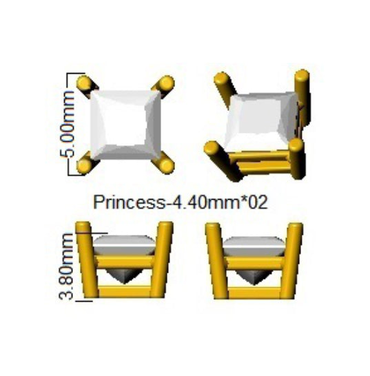 SE6924 — Earrings - 18k Yellow Gold detail