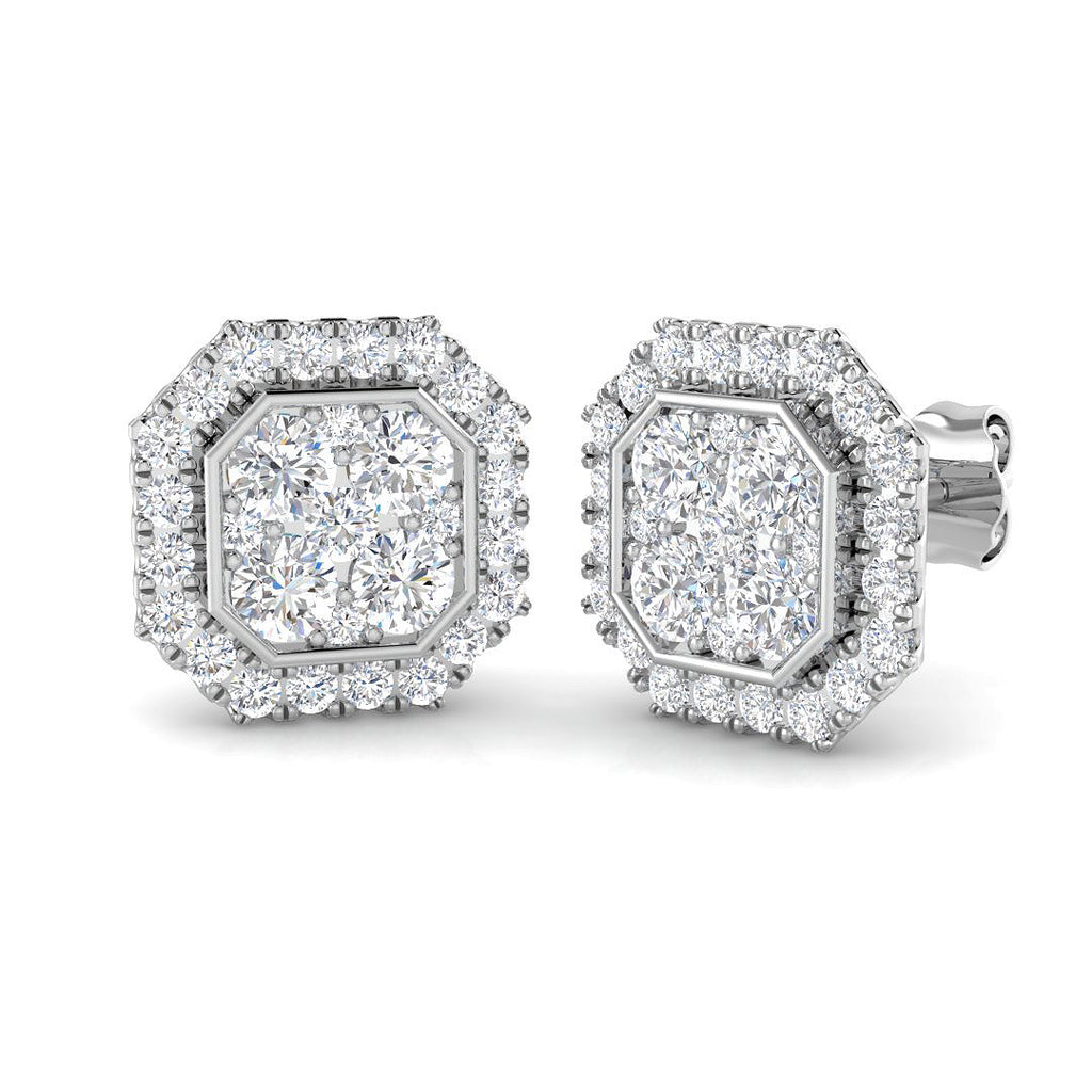 SE6926 — Earrings - 9k White Gold