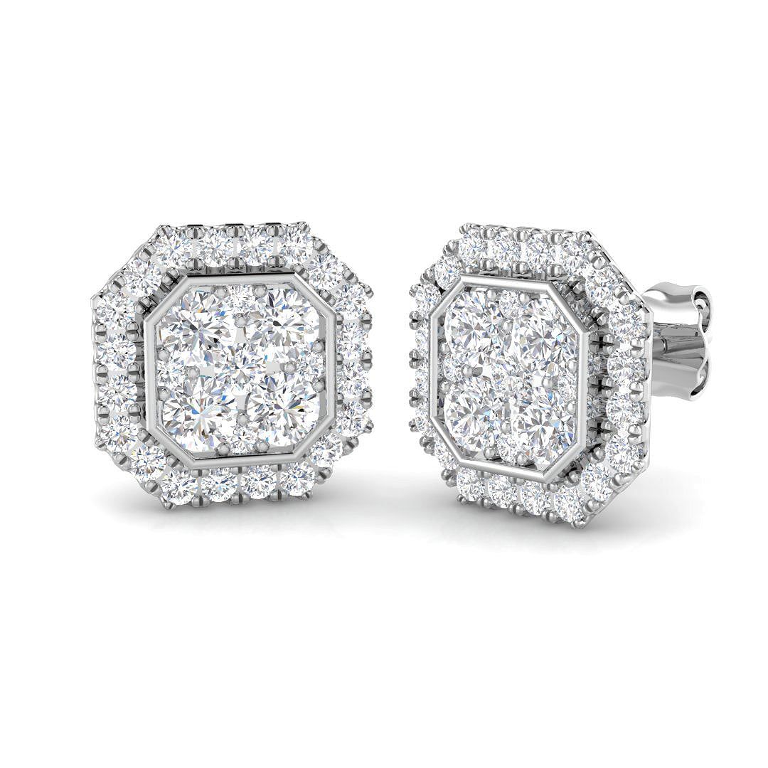 SE6926 — Earrings - 9k White Gold