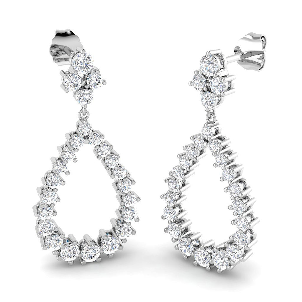 SE6929 — Earrings - 9k White Gold