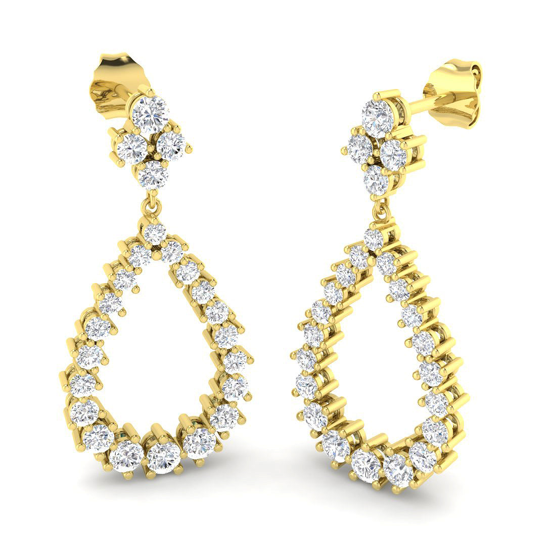 SE6929 — Earrings - 9k Yellow Gold