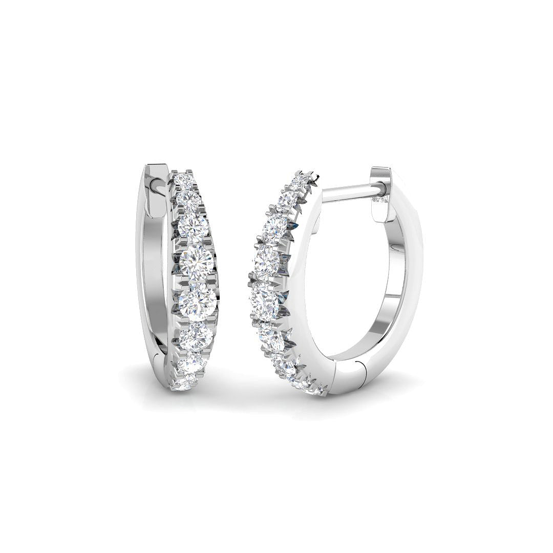 SE6931 — Earrings - 9k White Gold
