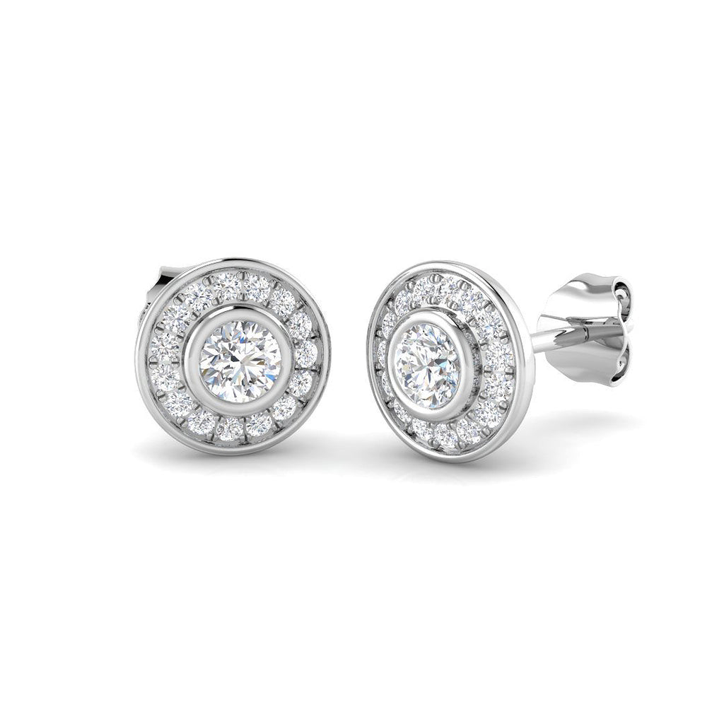 SE6934 — Earrings - 9k White Gold