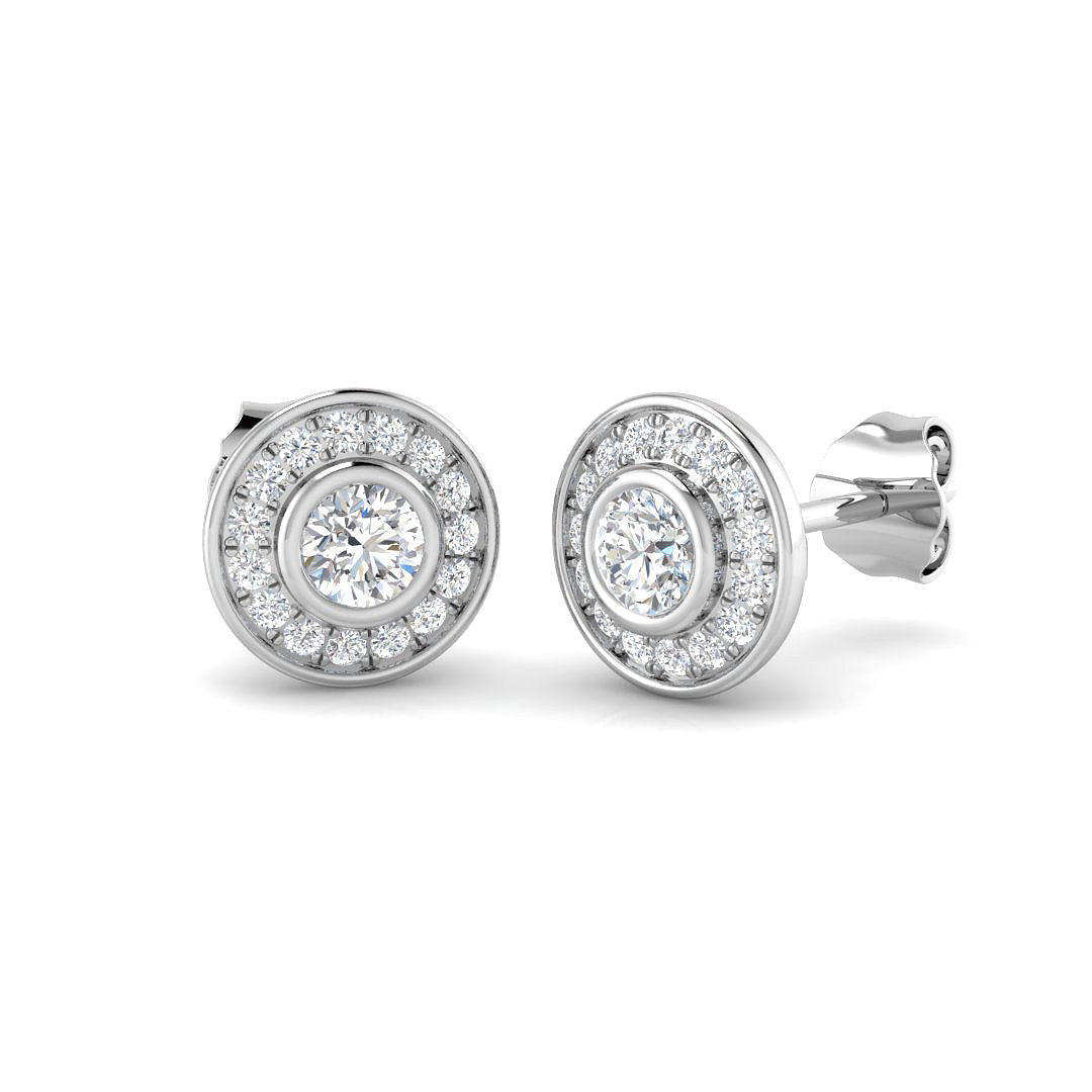 SE6934 — Earrings - 9k White Gold
