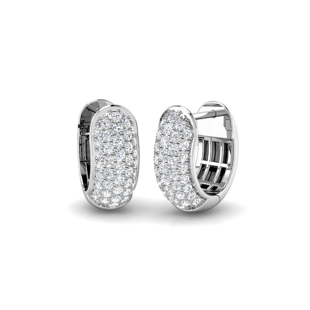 SE6935 — Earrings - 9k White Gold