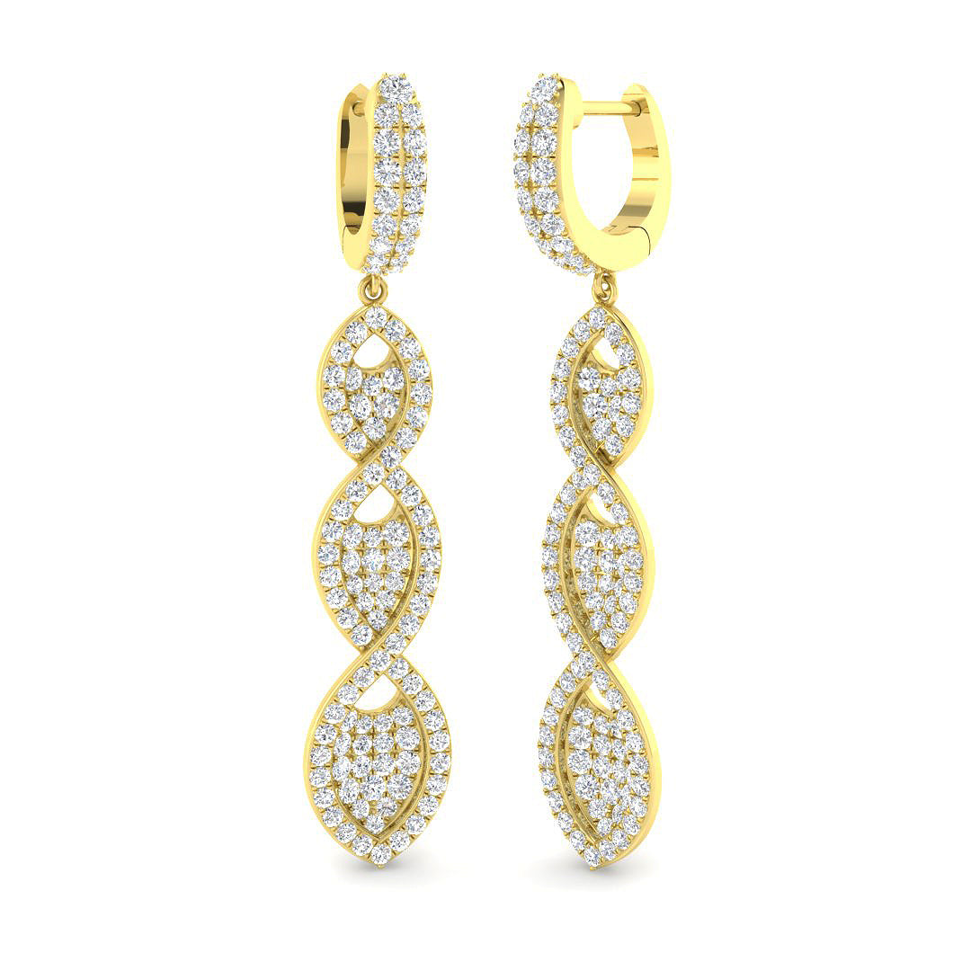SE6937 — Earrings - 9k Yellow Gold