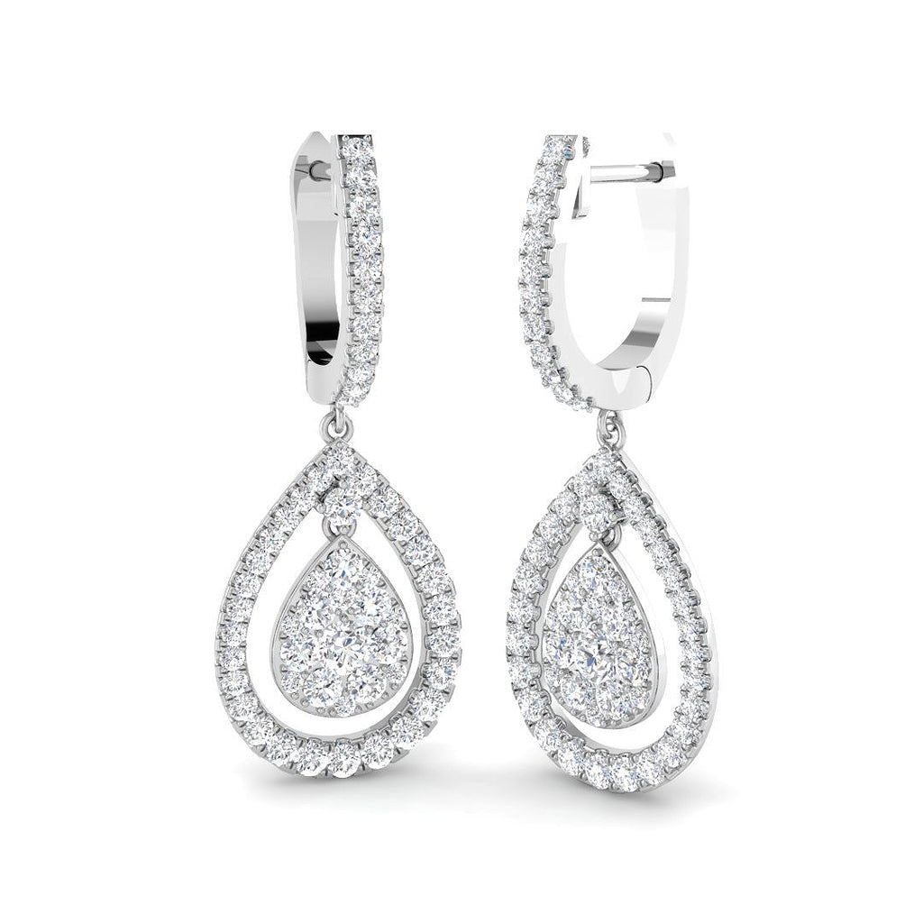 SE6938 — Earrings - 9k White Gold