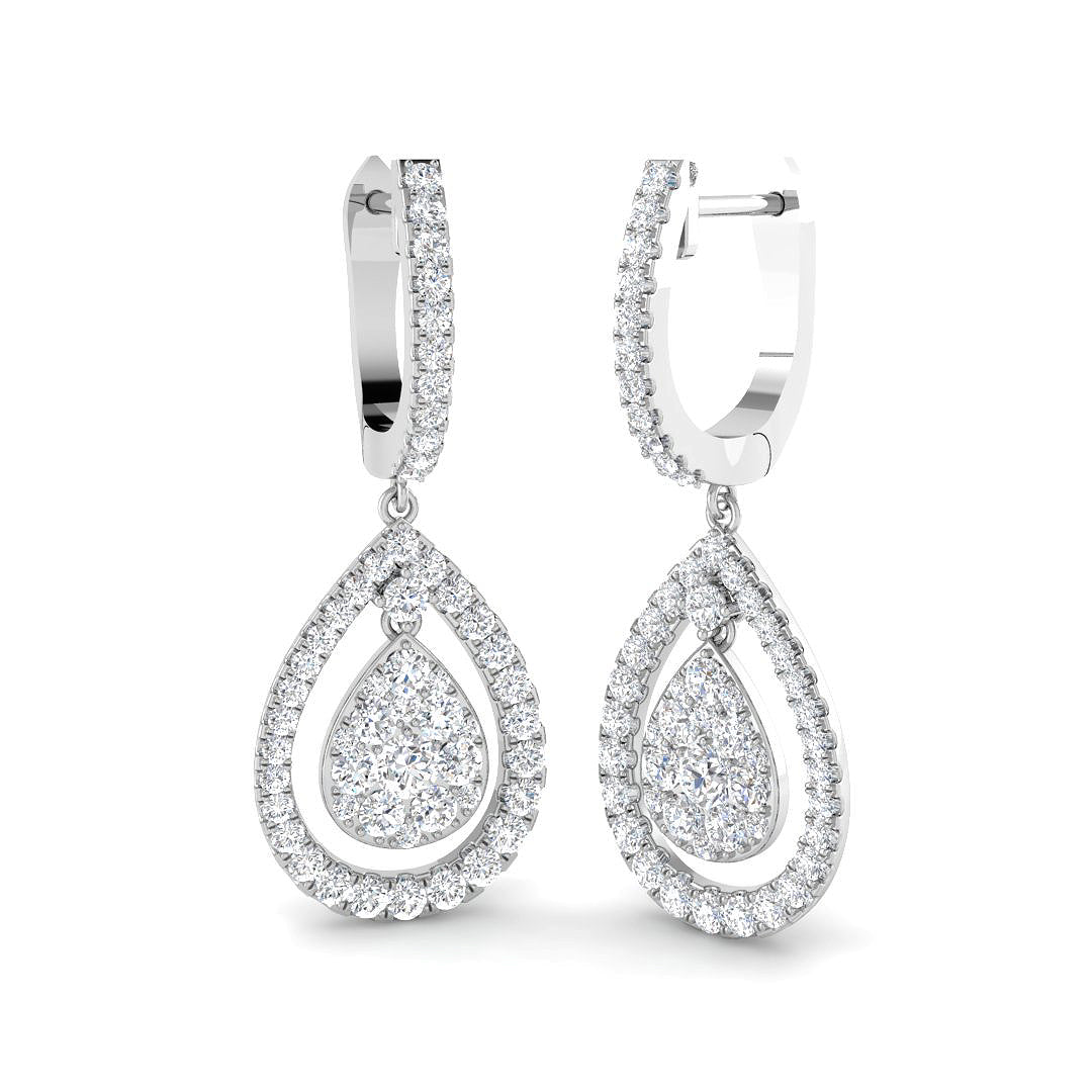 SE6938 — Earrings - 9k White Gold