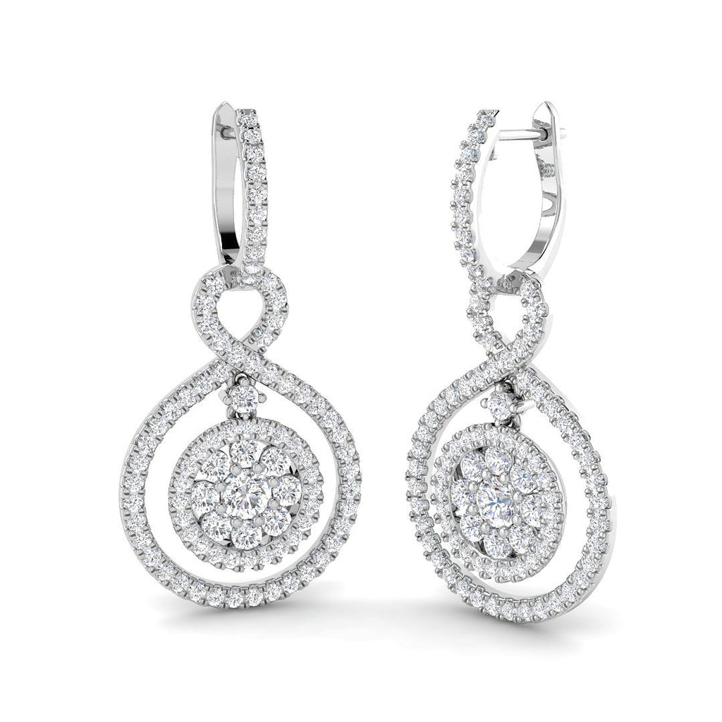 SE6939 — Earrings - 9k White Gold
