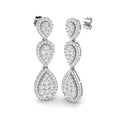 SE6940 — Earrings - 9k White Gold
