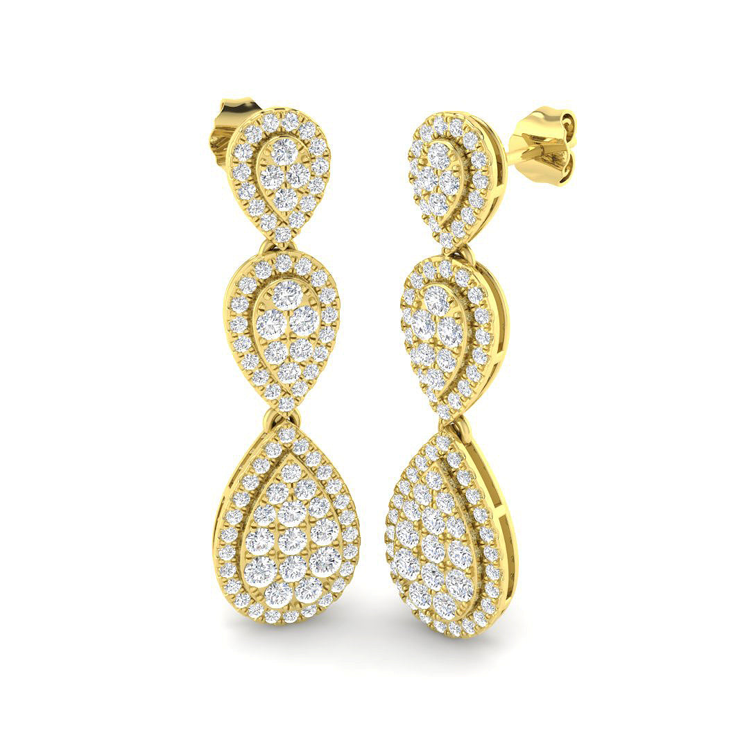 SE6940 — Earrings - 9k Yellow Gold