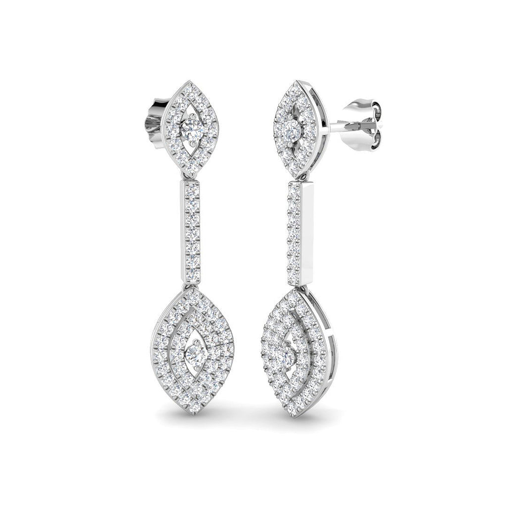 SE6941 — Earrings - 9k White Gold
