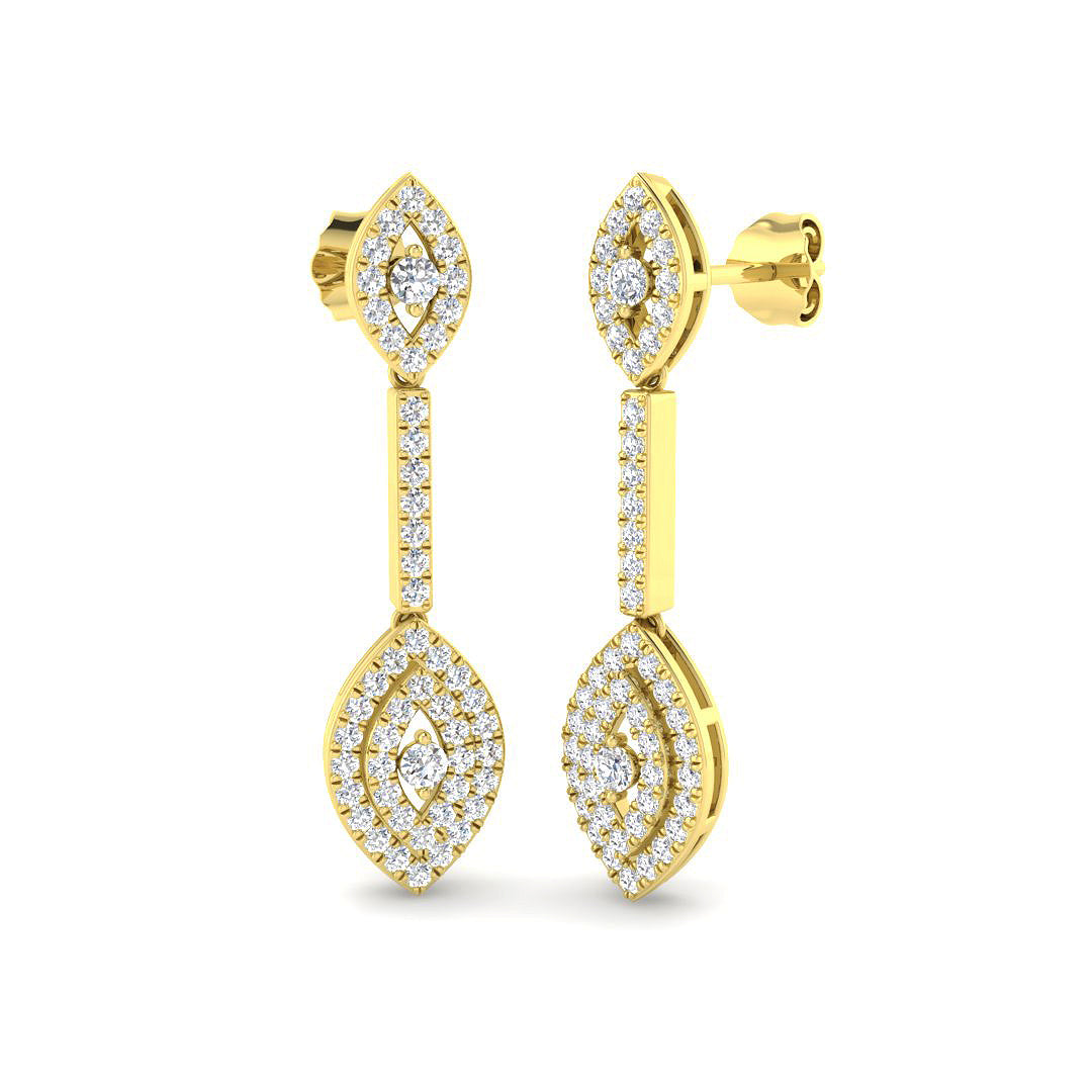 SE6941 — Earrings - 9k Yellow Gold