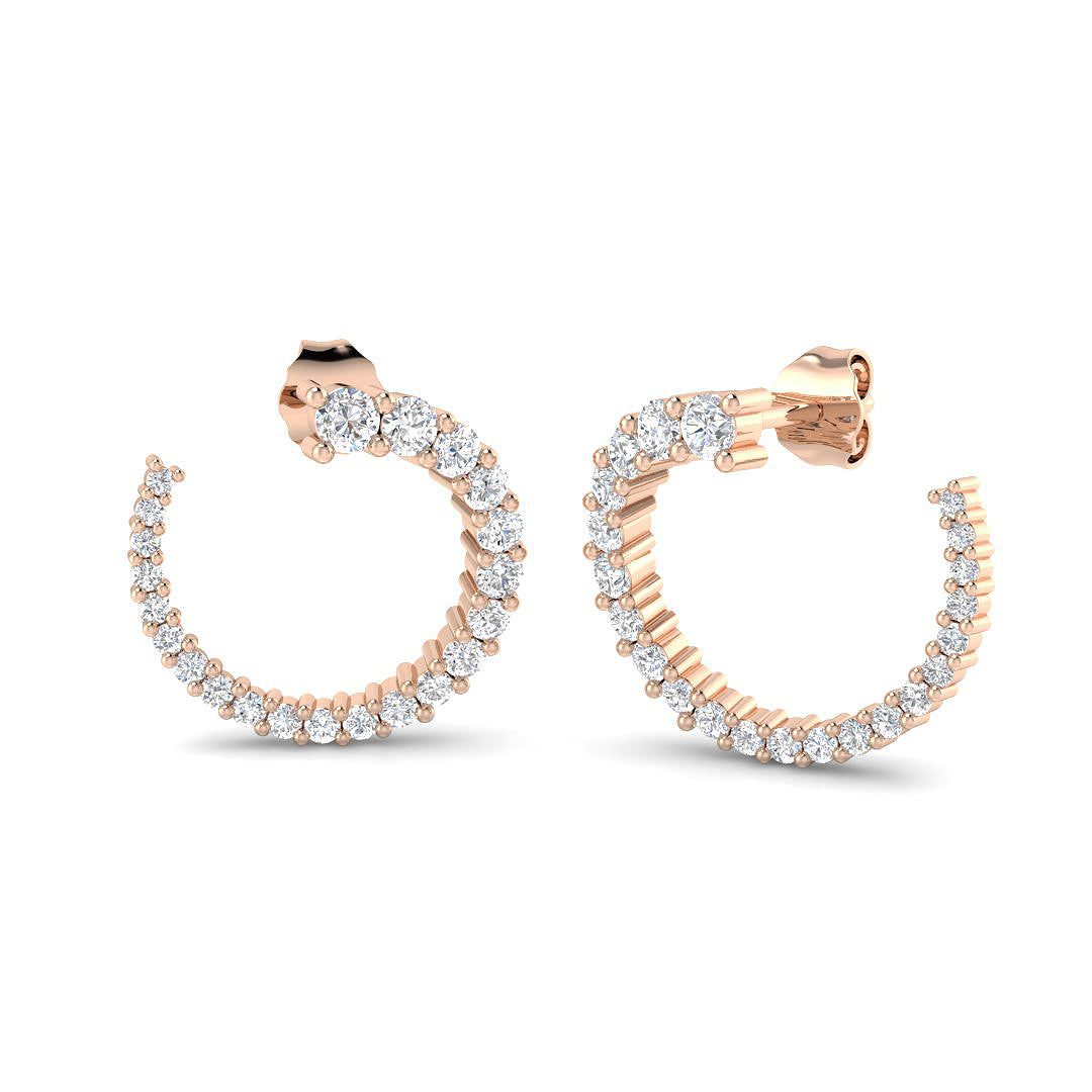 SE6942 — Earrings - 9k Rose Gold