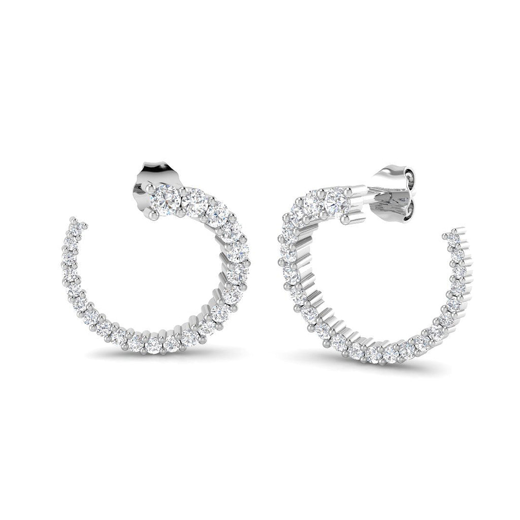 SE6942 — Earrings - 9k White Gold