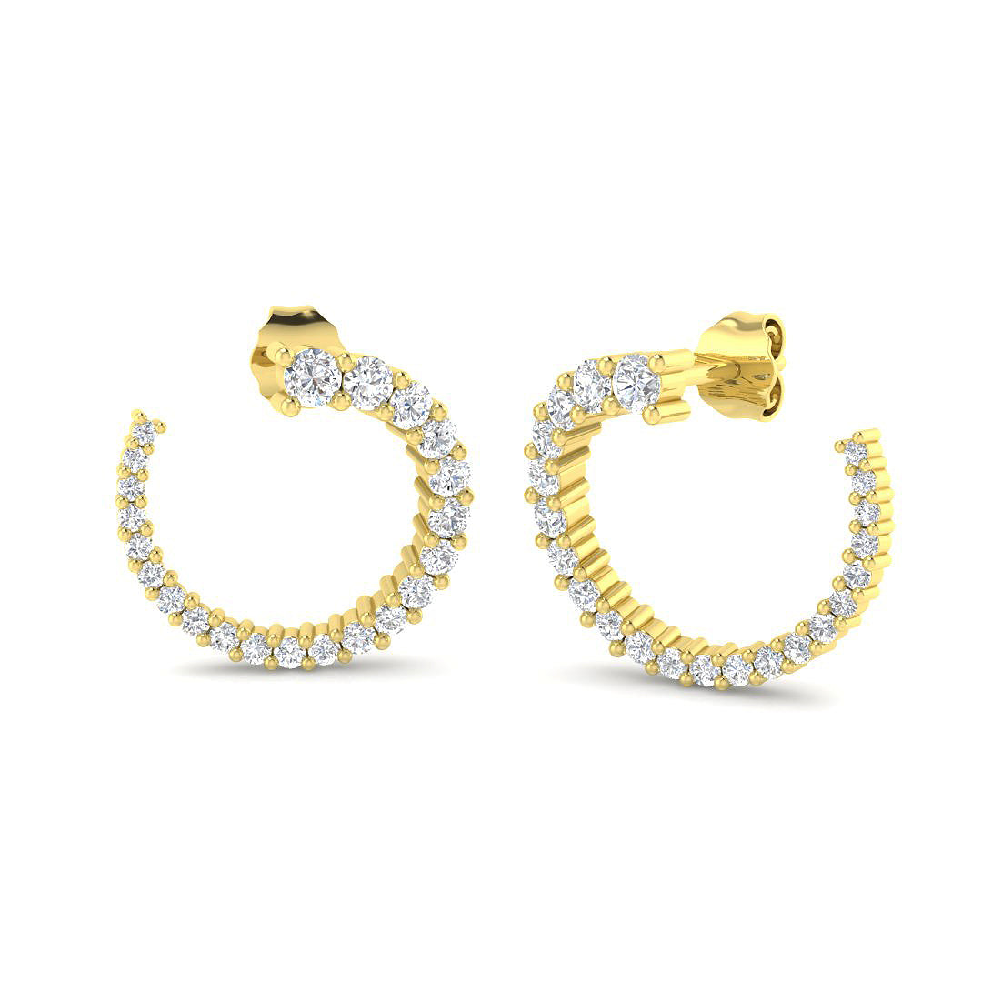 SE6942 — Earrings - 9k Yellow Gold