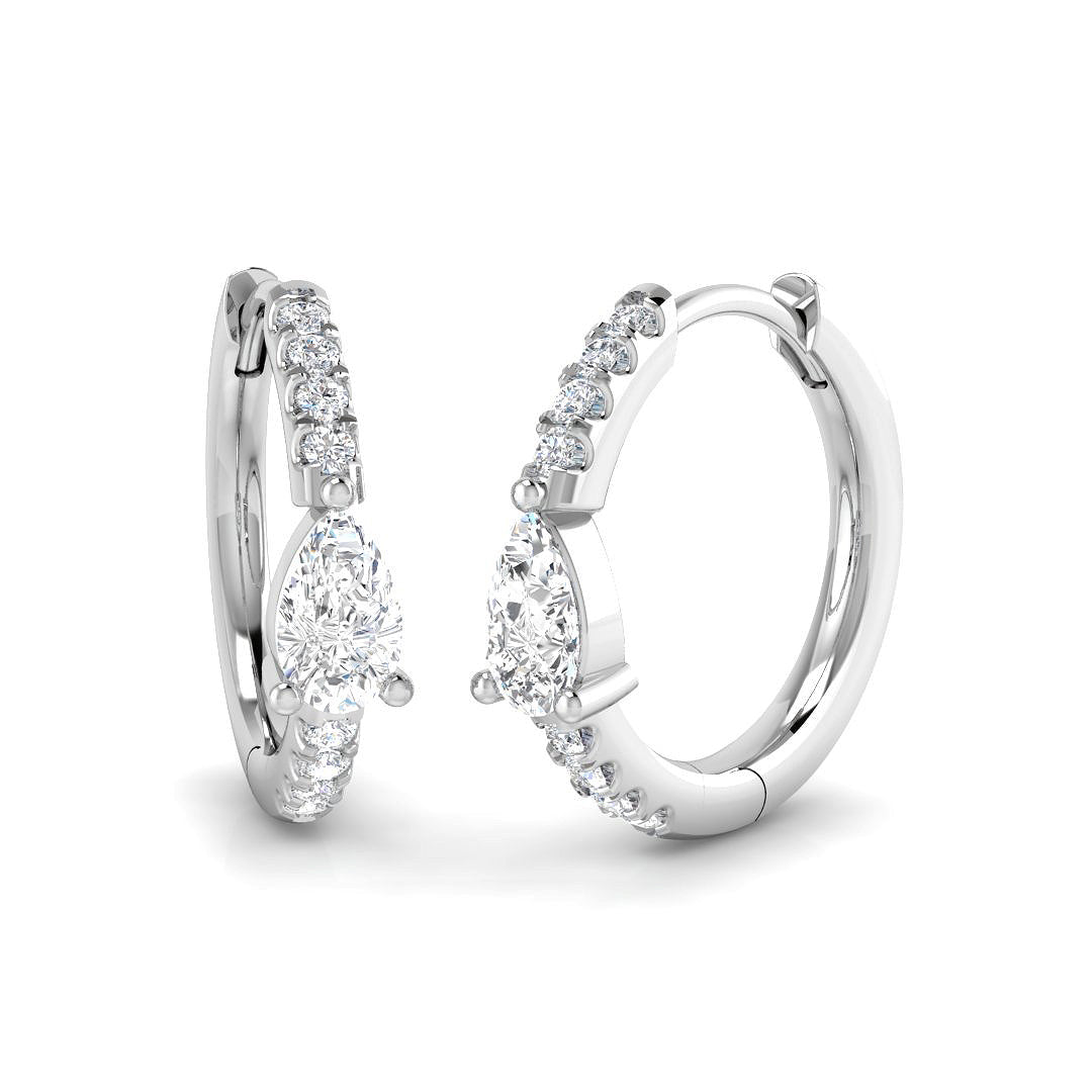 SE6943 — Earrings - 9k White Gold