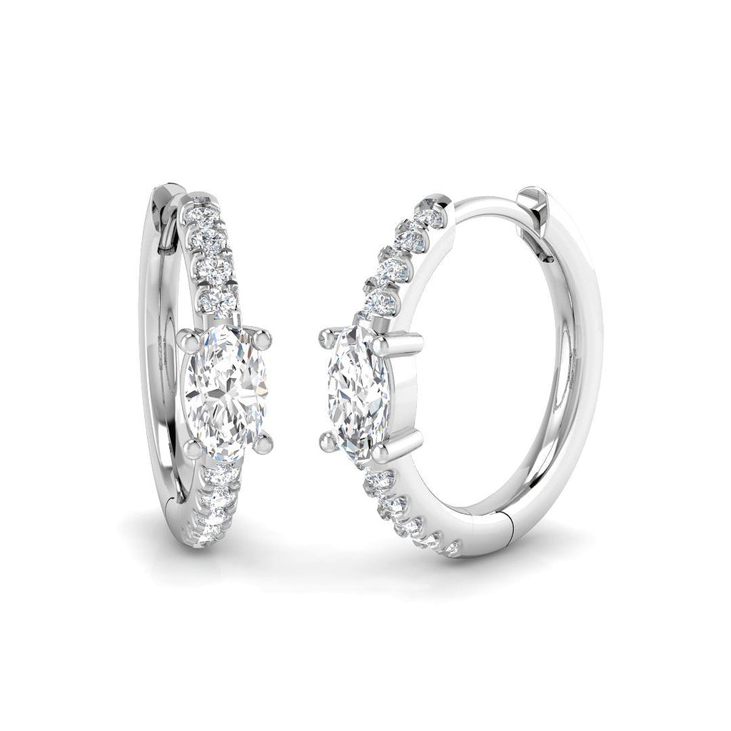 SE6944 — Earrings - 9k White Gold