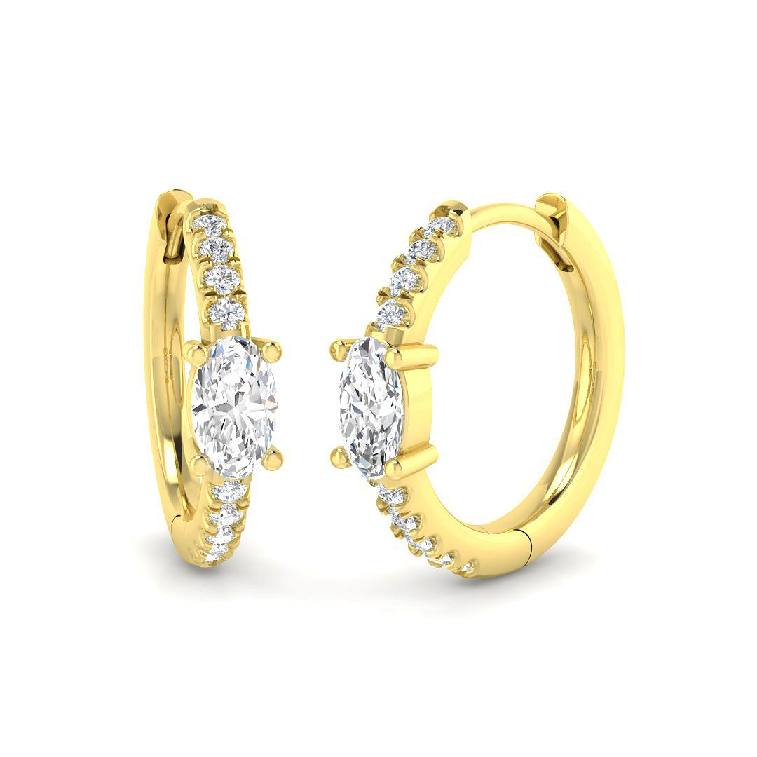 SE6944 — Earrings - 9k Yellow Gold