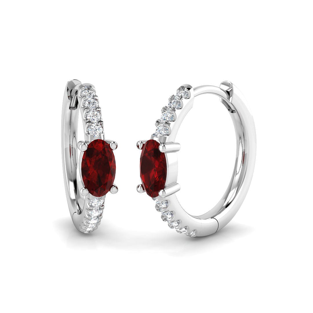 SE6944 — Earrings - 9k White Gold