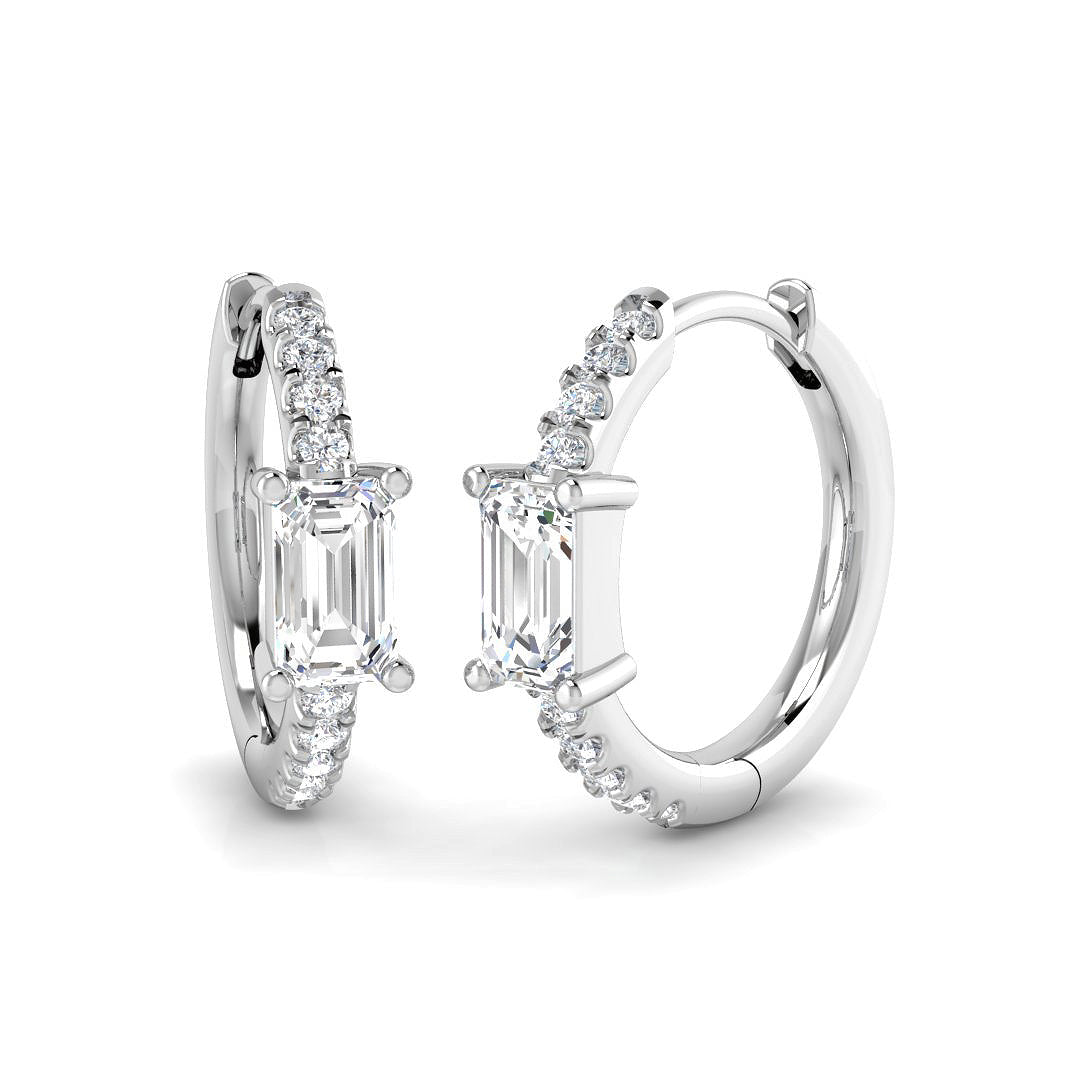 SE6945 — Earrings - 9k White Gold