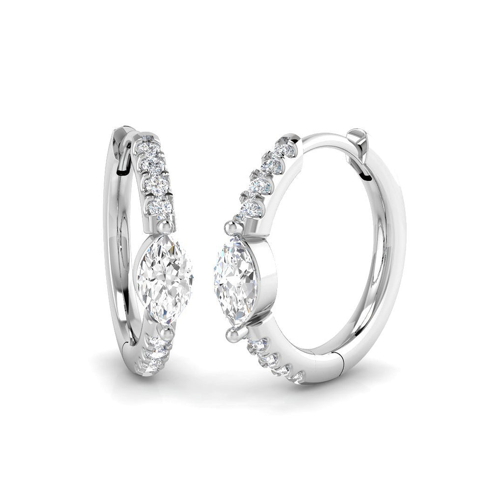 SE6946 — Earrings - 9k White Gold