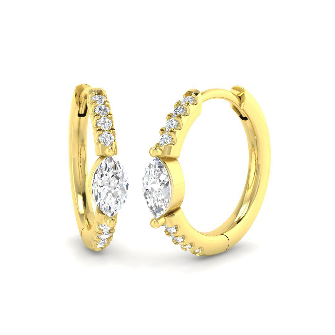 SE6946 — Earrings - 9k Yellow Gold